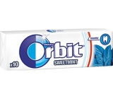 Wrigleys Orbit Sweet Mint žuvačky bez cukru dražé 10 kusov 14 g