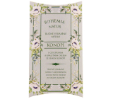 Bohemia Gifts Green Spa s glycerínom a kvalitným olejom zo semien konope ručne vyrábané toaletné mydlo v papierovej krabičke 100 g