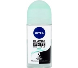 Nivea Invisible Black & White Fresh guličkový antiperspirant dezodorant roll-on pre ženy 50 ml