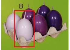 Lima Aromatické vajíčko sviečka svetlo fialová 40 x 60 mm 1 kus
