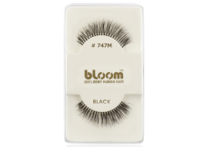 Bloom Natural nalepovacie riasy z prírodných vlasov obloučkové čiernej č. 747M 1 pár