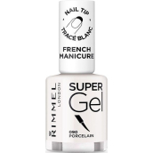 Rimmel London Super Gél French Manicure lak na nechty 090 Porcelain 12 ml