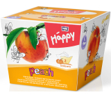 Bella Happy Baby Peach hygienické kapesníky 2 vrstvé 80 kusů