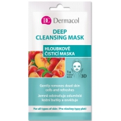 Dermacol Deep Cleansing Mask textilné 3D hĺbkovo čistiaca maska 15 ml