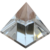 Sklenená pyramída krištáľ 40 mm