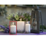 Lima Lavender vonná sviečka biela valec 60 x 90 mm 1 kus