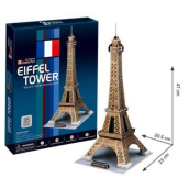 CubicFun Puzzle 3D Eiffelova věž 35 dílků 20,5 x 47 x 23 cm