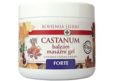Bohemia Gifts Castanum Extrakt z pagaštanu konského Forte extra silný balzam masážny gél 600 ml