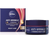 Nivea Anti-Wrinkle + Firming 45+ Spevňujúci nočný krém proti vráskam 50 ml