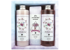 Bohemia Gifts Boho Style & Gentleman Šípky a Ruže sprchový gél 250 ml + toaletné mydlo 145g + šampón na vlasy 250 ml kozmetická sada
