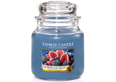 Yankee Candle Mulberry & Fig Delight - Lahodné moruše a figy vonná sviečka Classic strednej sklo 411 g