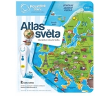 Albi Kúzelné čítanie interaktívne hovoriace kniha Atlas sveta, vek 6+