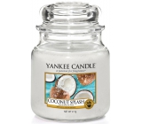 Yankee Candle Coconut Splash - Kokosové osvieženie vonná sviečka Classic strednej sklo 411 g