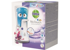 Dettol Kids Aloe Vera Dobrodruh bezdotykový dávkovač mydla a náplň s mydlom 250 ml