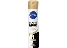 Nivea Invisible Black & White Silky Smooth antiperspirant dezodorant sprej pre ženy 150 ml