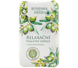 Bohemia Gifts Olivový olej, glycerín a extrakt z citrusov relaxačné toaletné mydlo 100 g