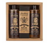 Bohemia Gifts Sailor sprchový gél 250 ml + šampón na vlasy 250 ml + toaletné mydlo 145 g, kozmetická sada pre mužov