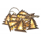 Emos Osvětlení vánoční řetěz stromy 3D, 1,35 m, 10 LED, teplá bílá + 0,3 m přívodní kabel