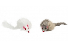 Trixie Chlpatá myš hračka pre psov 8 cm 2 kusy