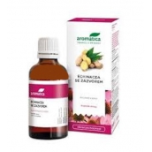 Aromatica Echinaceové bylinné so zázvorom bylinné kvapky pre prirodzenú obranyschopnosť 50 ml