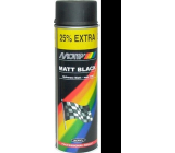 Motip Matt Black čierny matný akrylový lak 500 ml