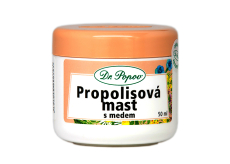 Dr. Popov Propolisová masť s medom na popraskanú pokožky, jazvy, vrásky, kožné problémy, slnečné žiarenie 50 ml