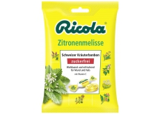Ricola Zitronenmelisse - Medovka švajčiarske bylinné cukríky bez cukru s vitamínom C z 13 bylín 75 g