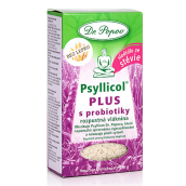 Dr. Popov Psyllicol Plus s probiotiky, rozpustná vláknina, napomáhá správnému vyprazdňování, navozuje pocit sytosti 100 g