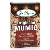 Dr. Popov Originálne Mumio s vysokým obsahom prírodných minerálov, udržuje prirodzenú imunitu, zdravé kĺby, kosti, metabolizmus 200 mg 30 tablet