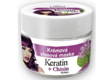 Bion Cosmetics Keratín & Chinín vlasová maska krémová 260 ml