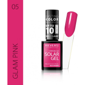 Reverz Solar Gél gélový lak na nechty 05 Glam Pink 12 ml