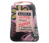 Albi Skládací taška na zip do kabelky se jménem Kamila 42 x 41 x 11 cm