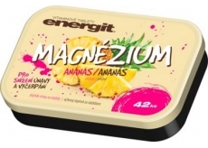 Energit Magnézium Ananás vitamínové tablety pre zníženie únavy a vyčerpania 42 tabliet
