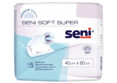 Seni Soft Super hygienické absorpčné podložky 4 kvapky, 40 x 60 cm 5 kusov