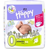 Bella Happy 0 Pred Novorodenec od 0 - 2 kg plienkové nohavičky pre predčasne narodené deti a deti s nízkou pôrodnou hmotnosťou 46 kusov