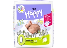Bella Happy 0 Pred Novorodenec od 0 - 2 kg plienkové nohavičky pre predčasne narodené deti a deti s nízkou pôrodnou hmotnosťou 46 kusov