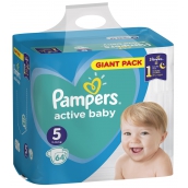 Pampers Giant Pack Active Baby Junior 5 11 - 16 kg jednorazové plienky 64 kusov