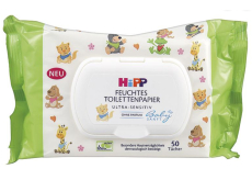 HiPP Babysanft Vlhčený toaletní papír pro citlivou pokožku 50 kusů
