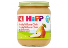 HiPP Ovoce Bio Hrušky Williams Christ ovocný příkrm, snížený obsah laktózy a bez přidaného cukru pro děti 125 g