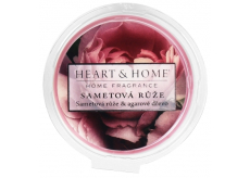 Heart & Home Zamatová ruža Sójový prírodný voňavý vosk 26 g