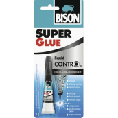 Bison Super Glue Control univerzálne sekundové tekuté lepidlo 3 g