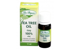 Dr. Popov Tea Tree Oil 100% čistý Tea Tree Oil s antiseptickými účinky, v nejvyšší možné kvalitě 11 ml
