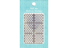 Nail Accessory Hollow Sticker šablónky na nechty multifarebné kolieska 1 aršík 129