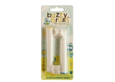 Jack N Jill BIO Buzzy Brush extra mäkké náhradné hlavice pre elektrický kefka na zuby Buzzy Brush 2 kusy balíček pre novorodencov
