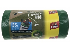 Fino Green Life Sáčok do koša 35 l 50 x 55 cm 22 kusov
