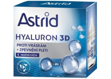 Astrid Hyaluron 3D proti vráskam + spevnenie pleti nočný krém 50 ml