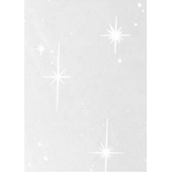 Ditipo Celofán v rolke bielej hviezdy 250 x 70 cm