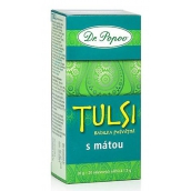 Dr. Popov Tulsi bazalka posvätná s mätou čaj podporuje prirodzený imunitný systém, vitalitu, stres 30 g, 20 nálevových sáčkov á 1,5 g