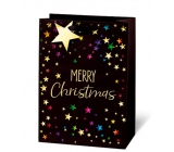 BSB Luxusná darčeková papierová taška 36 x 26 x 14 cm Vianočný Merry Christmas VDT 433-A4