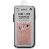 If Bookaroo Phone Pocket Pouzdro - kapsička na telefon na doklady rose gold 195 x 95 x 18 mm